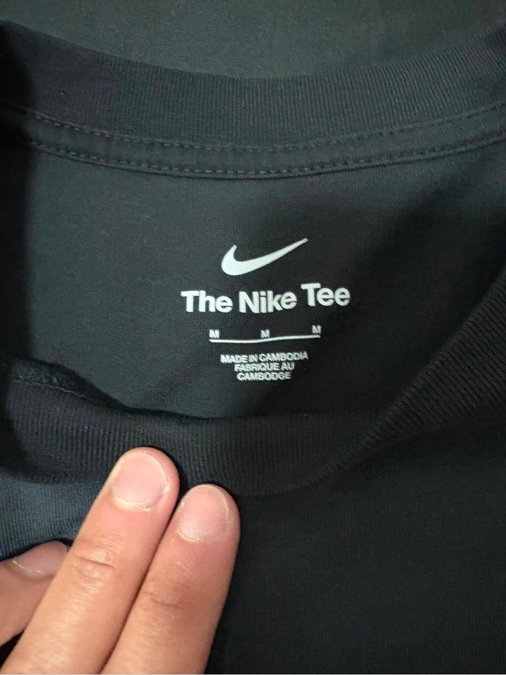 Nike The Nike Tee Black Short Sleeve Crewneck